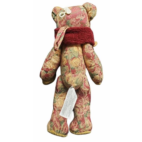 DanDee Tapestry Jointed Button Teddy Bear Stuffed Animal - Picture 5 of 7